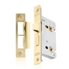XFORT® Polished Brass Bathroom Lock 65mm for Internal Wooden Doors,