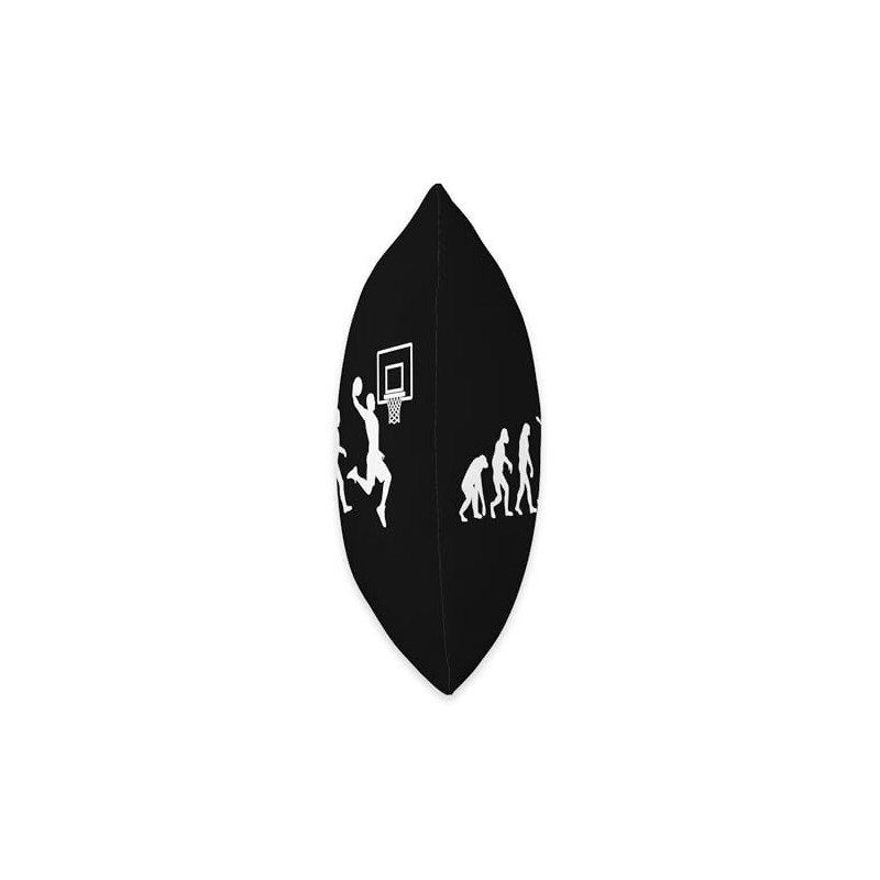 Basketball Evolution, Evolution of man to basketball Throw Pillow