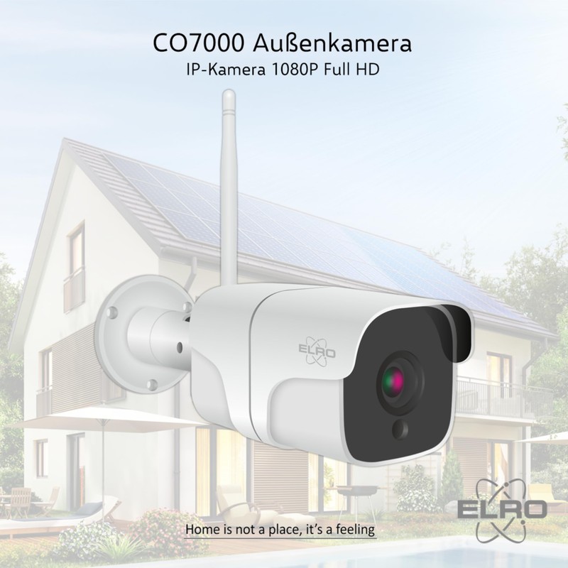ELRO CO7000 WiFi IP Security Camera Full HD 1080P Outdoor