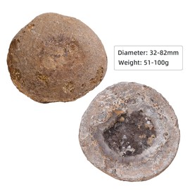 dssmboom Natural Agate Geode Crystal Cluster Collectible Mineral Specimen, Irregular Agate Druzy Stone for Reiki Healing and Home Decor, 0.11-0.22 LB