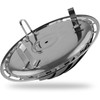 Stainless Steel Camping Fire Bowl with 17 Folding Slats Diameter