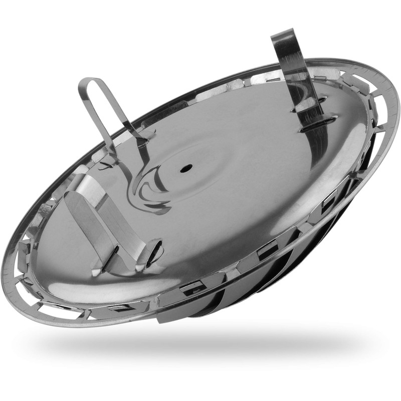 Stainless Steel Camping Fire Bowl with 17 Folding Slats Diameter