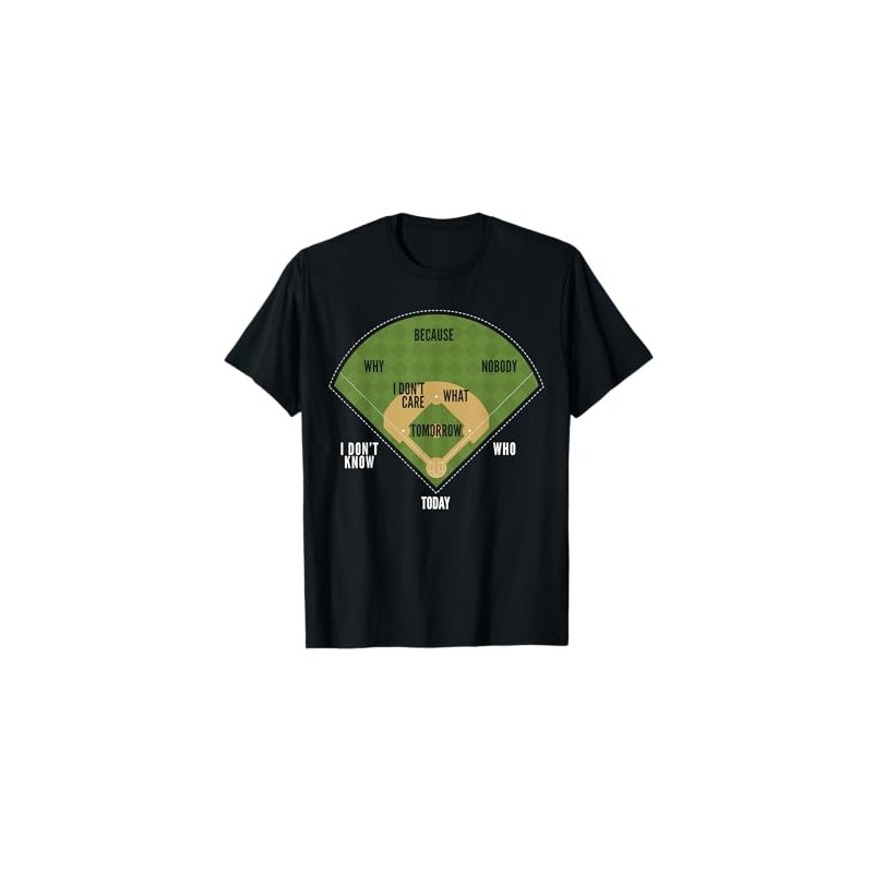 Whos On First Baseball for a Baseball Diamond Fielding Card