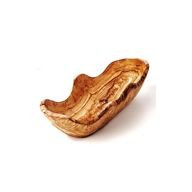 das Olivenholzbrett® Typisch läglich Narrow Bowl for Baguette and Sliced