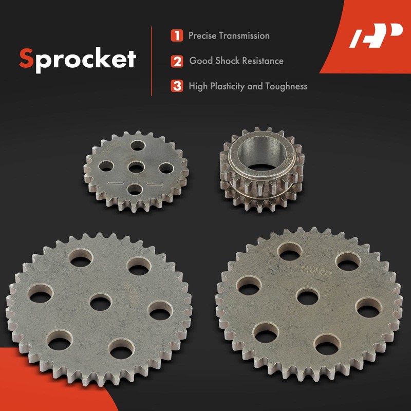 A-Premium 11Pcs Engine Timing Chain Kit W/Guide & Sprocket [fits