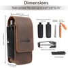 Topstache Multitool Sheath for Men - Belt Leather Multitool Holster
