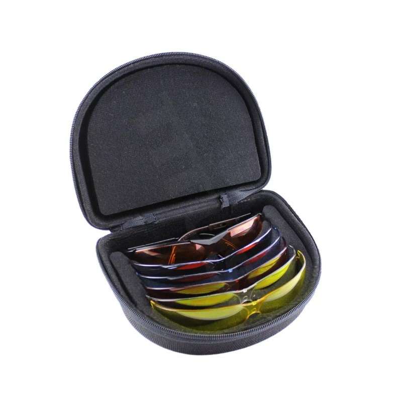 Titus 8 LENS CHANGEABLE SHOOTING SAFETY GLASSES EYE PROTECTION MULTI-LENS
