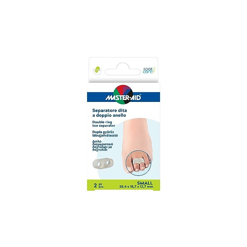 FOOTCARE SEPARATORE DITA ANELLO DOPPIO SMALL