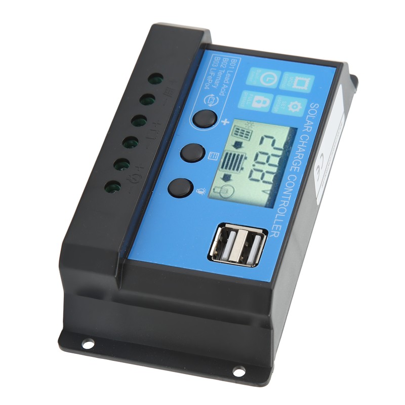 Solar Charge Controller With LCD Dual USB Industrial Master Chip