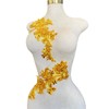 Handmade Rhinestones Bodice lace Applique handsewing Beads Sequins Trim Patches