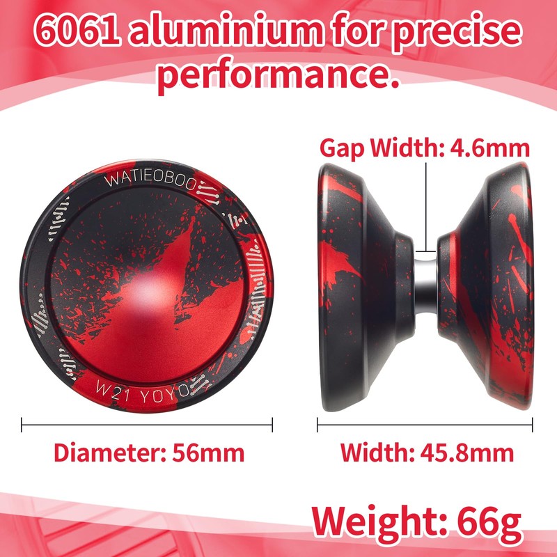 WATIEOBOO Yoyo R8 Responsive Yoyo for Beginners,Professional Unresponsive Yoyos for