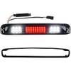 LED 3rd Third Brake Light Smoked Lens with Seal Gasket For 1999-2006 Chevy Silverado GMC Sierra 1500 2500 3500 Classic High Mount Stop Lamp Assembly