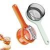 Vegetable Peeler with Container Double Sided Stainless Steel Blade Easy