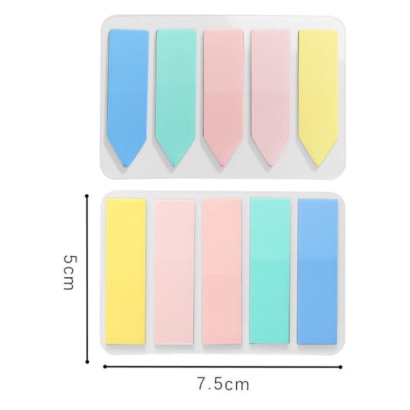 AAGWW Total: 400 Sheets Transparent Sticky Notes, Writing Title Sticky