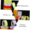 ULTECHNOVO Safety Indicator Neon Fluorescent Reflective Tape Waterproof Security Tape