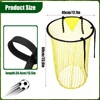 Top Bins Football Goal Target & Training Rebound Net,2 PCS