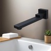 Rotatable Bathroom Brass Folding Spout - Wall Mounted Bathtub Faucet
