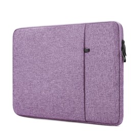 ProElife 15-Inch Laptop Sleeve Case for 2024 2023 MacBook Air 15 inch with Apple M3 M2 Chip Accessory Traveling Carrying Case Water-resistant Bag Cover for MacBook Air 15'' 2024 2023 M3 M2 (Purple)