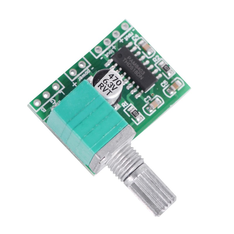 VKLSVAN 3pcs PAM8403 2X3W Mini 5V Digital Amplifier Board USB