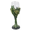 Bohemian Absinthe La Fee Verte Skull With Green Gem And