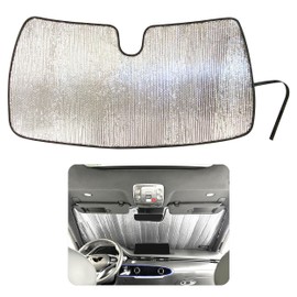 YelloPro Auto Custom Fit Reflective Front Windshield Sunshade Sun Shade for 2022 2023 2024 2025 Genesis GV70 SUV, Electrified, UV Reflector Sun Visor Protector Blocks Accessories [Made in USA]