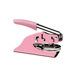 Hubco Premium Pink Notary Seal Embosser and Hubco Pink S-844 Self Inking Notary Stamp - Massachusetts