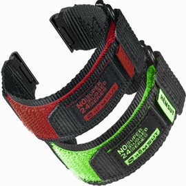 Torbollo Garmin Belt Garmin Bands for Fēnix, Instinct, Vivoactive/Approach/MARQ/Quatix/D2, Forerunner, Enduro Series, Upgraded Connector Garmin Quick Fit ver 20/22/26mm, 22 mm, Middle (7.2 in to 8.2