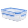 Emsa 508538 Rectangular Food Container with Lid, 0.55 Liter, Transparent