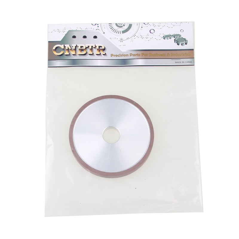 CNBTR Resin Diamond Parallel Grinding Wheel 180# Silver 100x10x20mm for