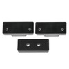 G-PLUS Black Hood Bumper Set Compatible with Hummer Humvee Replaces