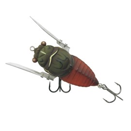 TIEMCO #048 Sikader Jumbo Dead Throw Lure, Dark Halzemi