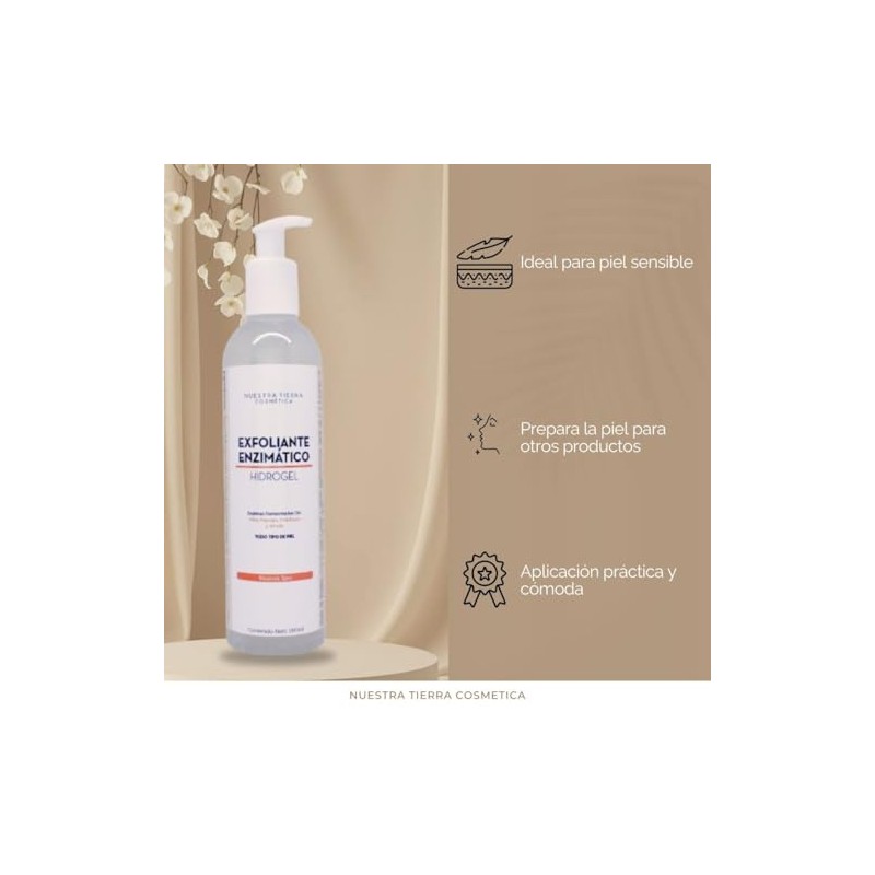 Exfoliante Enzimático Hidrogel 250ml -no Abrasivo