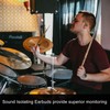 BASN Auriculares con monitor dentro del oído, controladores dinámicos duales
