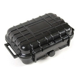6" Weatherproof Equipment Case, made of Polypropylene Plastic, Black, 5.5" X 4" X 2"
