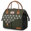 Lekesky Women's Cool Bag, Insulated Lunch Bag, Leak-Proof, Wide Open