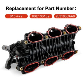 WMPHE Intake Manifold Compatible with Hyundai Santa Fe 2010 2021 2012 Kia Sorento 2011 2012 2013 Kia Sedona 2014 3.5L 3470CC V6 DOHC, Replacement for 615-472 283103CAA0 28310-3CAA