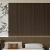 Yutianli PVC Slat Wall Panel Peel and Stick 118"x 15.7"