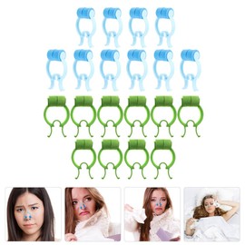 SAFIGLE 20Pcs Portable Nose Bleed Stop Clips Professional Nasal Stoppers for Epistaxis Care Convenient Nose Accessories for Breathing Exercise Suitable for Daily Use and Travel