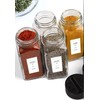 Labels for Food Containers,192 Pcs 36 * 50mm Kitchen Jar