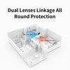 720P Dual-Lens WiFi Indoor Panoramic Camera/Dual-Lens Gun-Dome Linkage/AI Human Detection