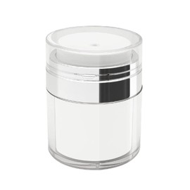 Airless Pump Bottle，Empty Refillable Travel Cream Bottle Portable Cosmetic Container，Leak-Proof Portable Travel Makeup Containers(30ml)