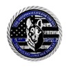 K9 Canine Police Military coinThin Blue Line Law Enforcement Officer