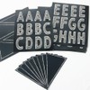 SUNBEAUTY DIY Banner Letters Garland Black Alphabet Numbers Bunting Party