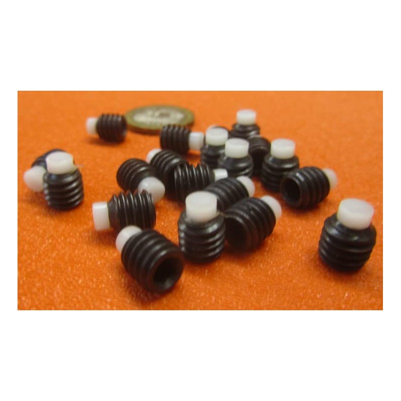 Black Oxide Finish Alloy Steel Nylon Tip Set Screw 5/16"-18