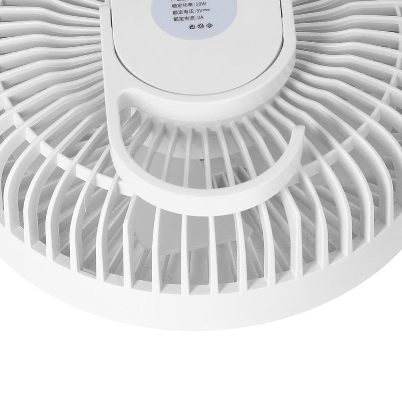 2 in 1 Desktop Fan ABS PP 4000mah 3 Gears