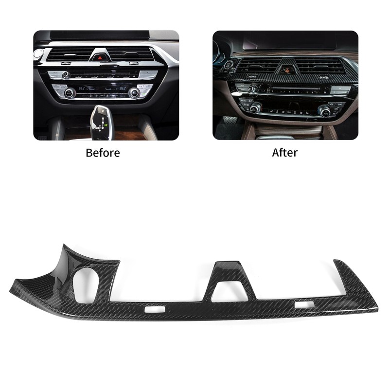 Dry Carbon Fiber Dashboard Trims for 5series G30 17-20 Left