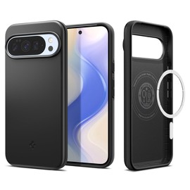 Spigen for Pixel 10 Pro XL Case, Thin Fit MagFit (2025) [Designed for Pixelsnap, Compatible with MagSafe Accessories] - Black
