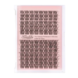 Kisslily Flare Lashes With Invisible Band DiyNatural Eyelash Extension Bond SealEyelash Glue and Lash Remover Beginner FriendlyIndividual Lashes Waterproof and Long lastingMakeup For Girl Cosmetic.