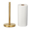 Songtec Gold Paper Towel Holder Stand, Paper Roll Holder Stand