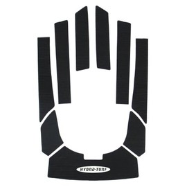 Hydro-Turf Cut Groove Mats for SeaDoo GTX 2-Stroke 1996-2002, 1997-2000 GTI (Gray on Black)